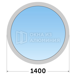 Алюминиевое окно круглое AL-944